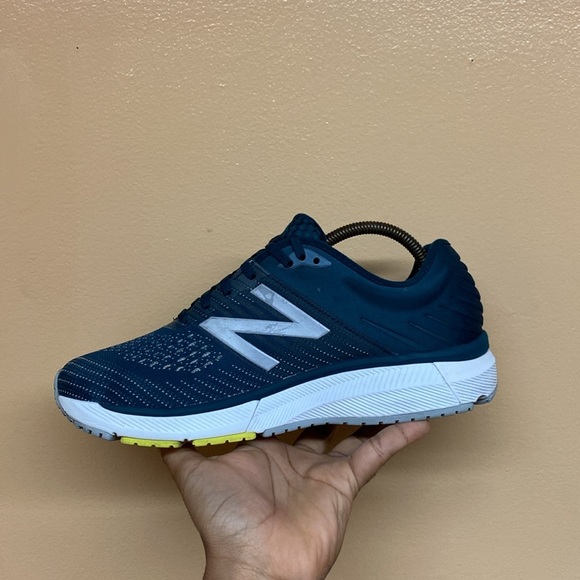 New Balance 860 V10 Running Sneakers Blue Green Volt - Picture 5 of 16